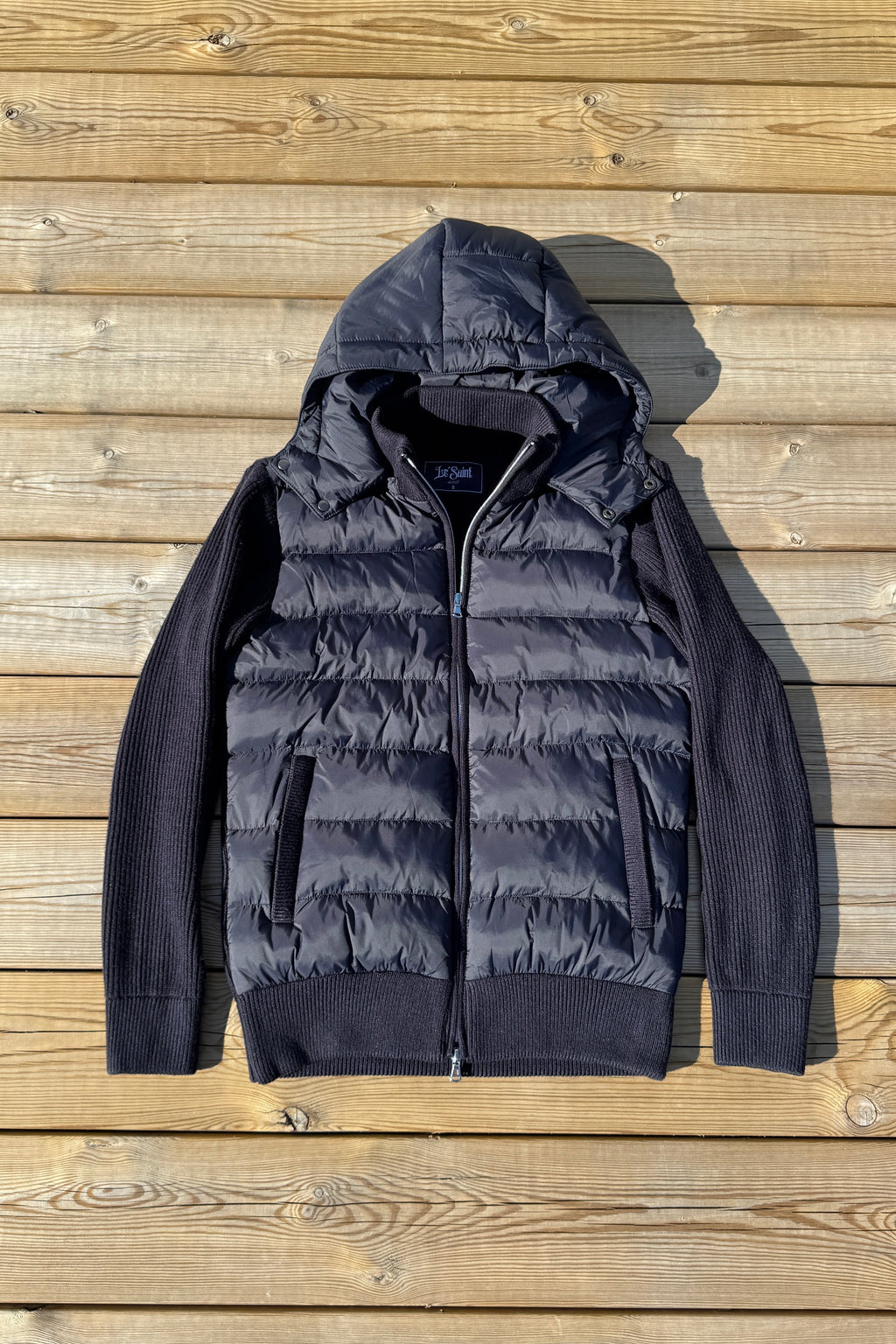 Le Saint Classic Navy Blue Cardigan